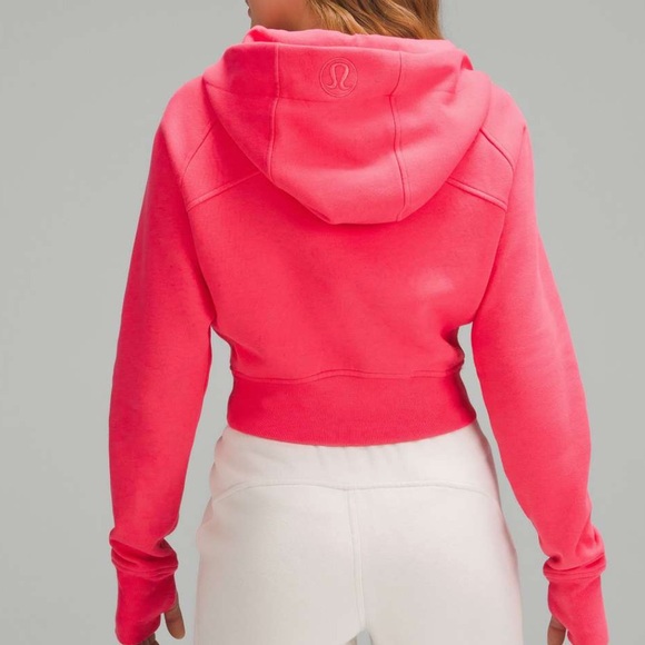LULULEMON Women's Pink Zip-Up Hoodie - Picture 2 of 8